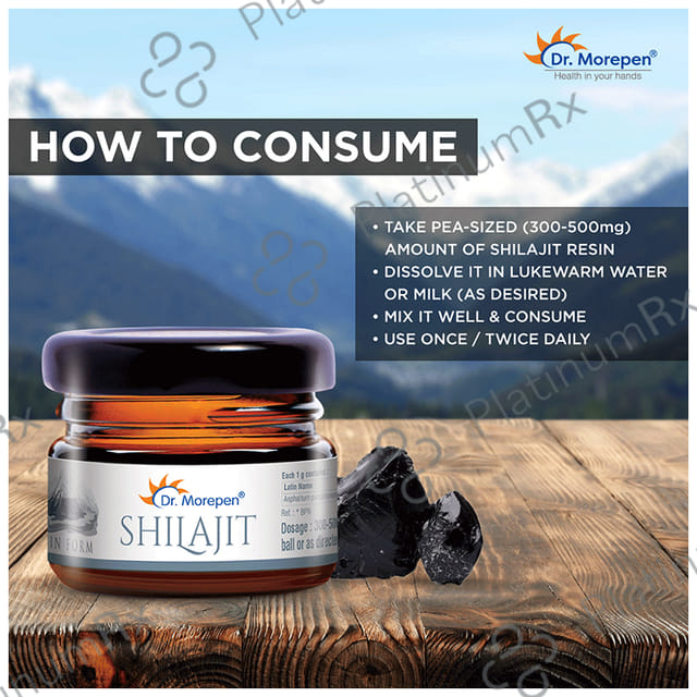 Dr. Morepen Natural & Pure Shilajit Resin Form
