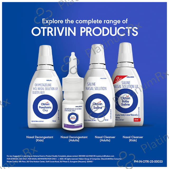 Otrivin Advance 0.05% Nasal Spray 10gm
