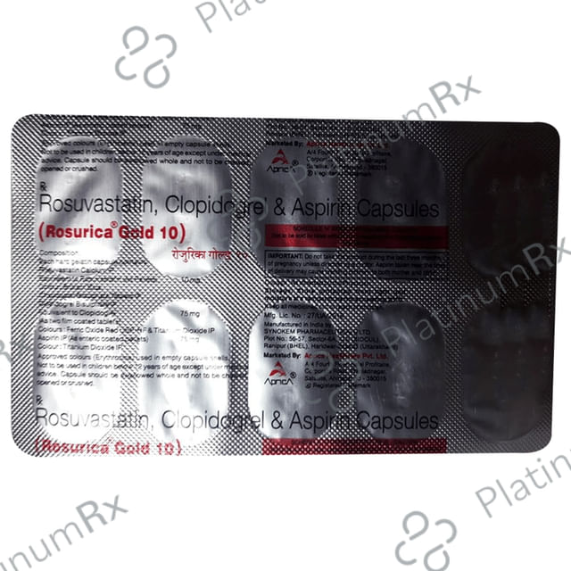 Rosurica Gold 10mg Capsule 10s