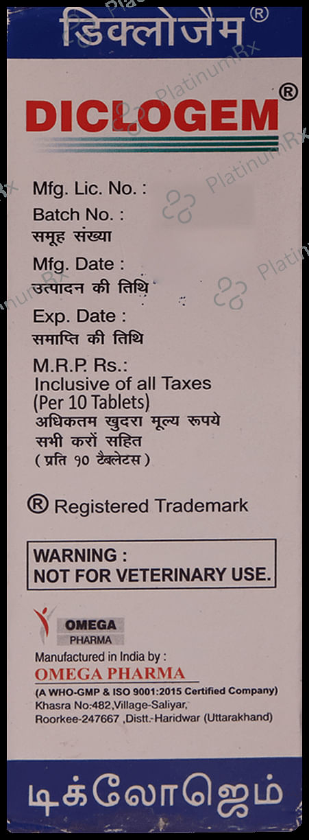 Diclogem Tablet 10s