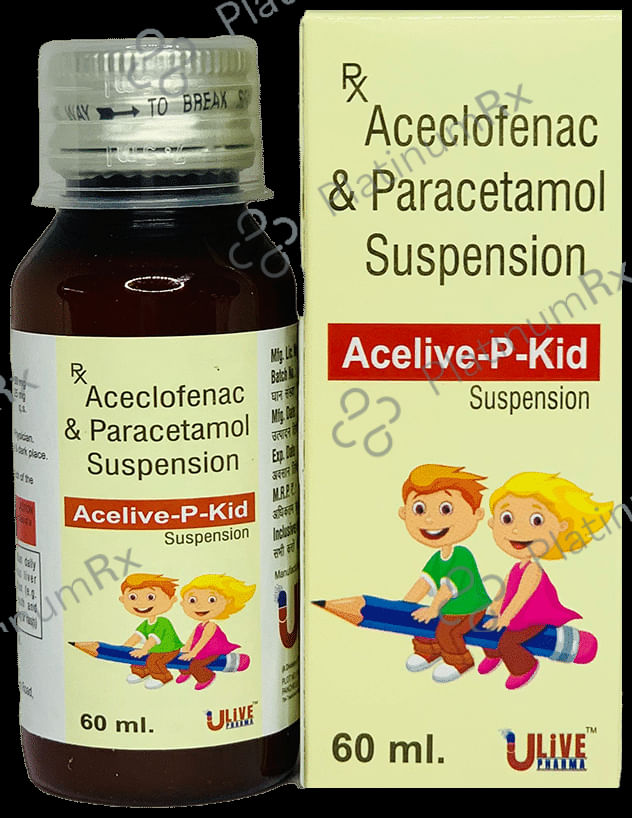 Acelive P Kid 50/125mg Suspension 60ml