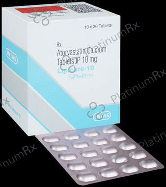 Lipicure 10mg Tablet 20s