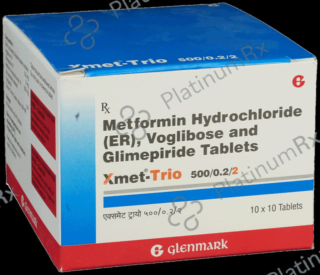 Xmet Trio 2mg Tablet ER 10s