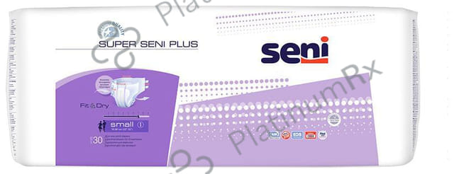 Super Seni Plus Unisex Adult Diaper Small 30 diapers