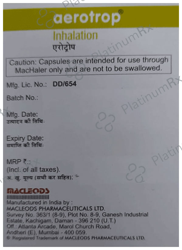 Aerotrop 18mcg Inhalation 30s