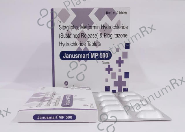 Janusmart MP 500/100/15mg Tablet SR 10s