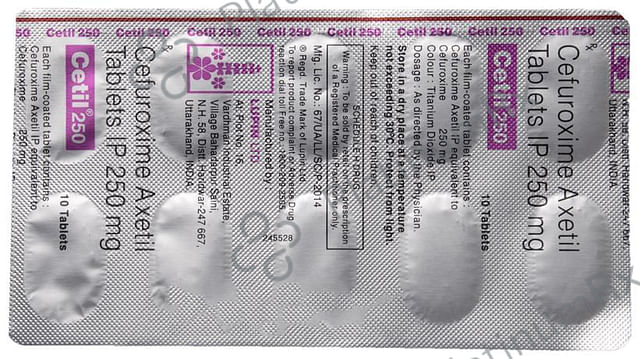 Cetil 250mg Tablet 10s