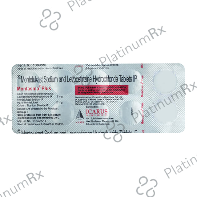 Montasma Plus 5 mg/10 mg Tablet