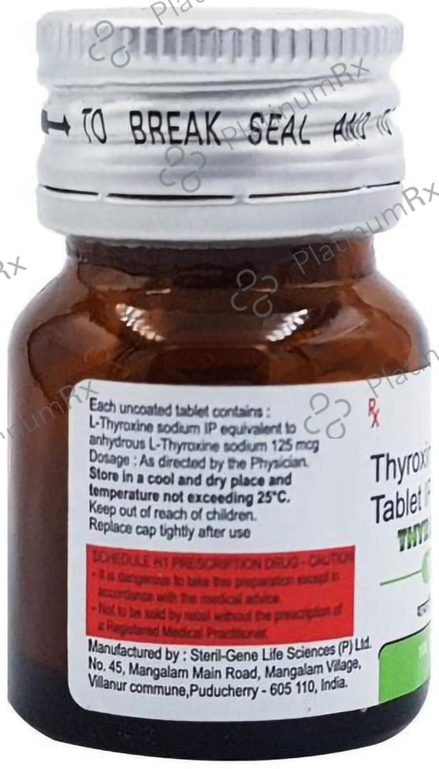 Thyrogear 125mcg Tablet