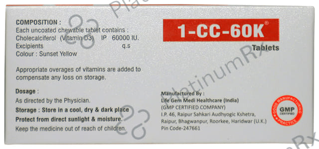 1 CC 60K Tablet 8s