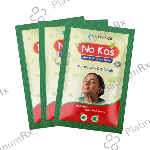 Med Manor No Kas Ayurvedic Cough Syrup (10ml Each)