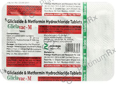 Gliclavac M 80/500mg Tablet 10s