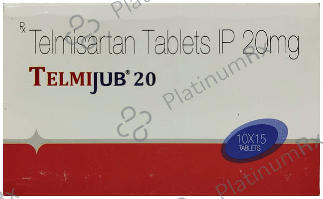 Telmijub 20mg Tablet 15s
