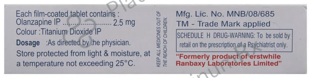 Olanex 2.5mg Tablet 10s