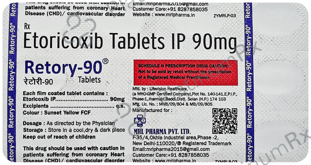 Retory 90mg Tablet
