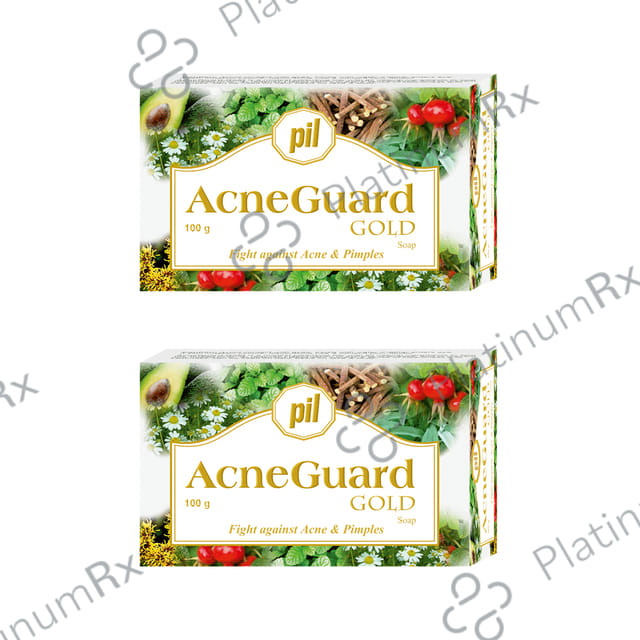 PIL Acneguard Gold Soap- Fight Against Acne & Pimples 2 Soap