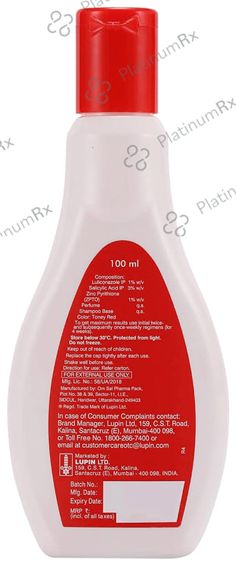Lupizol ZS Anti dandruff Shampoo 100ml
