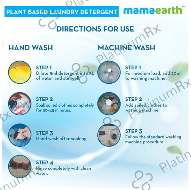 Mamaearth Plant-Based Laundry Detergent for Babies 1000 ml