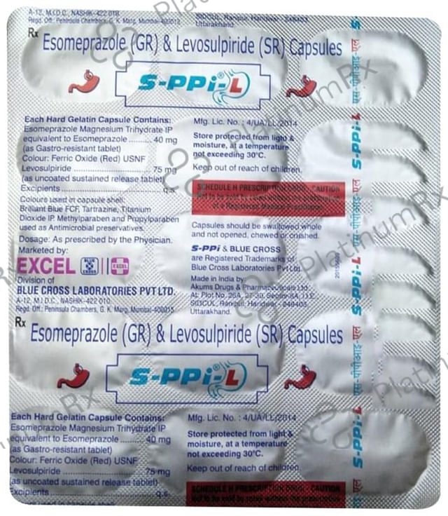 S Ppi L 75/40mg Capsule SR 15s