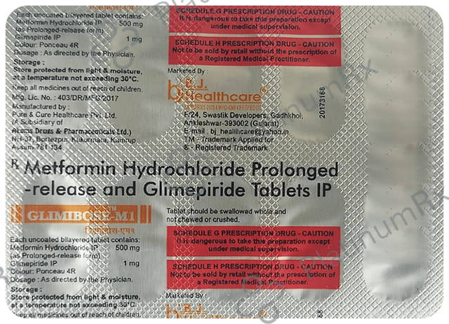 Glimibose-M1 Tablet PR