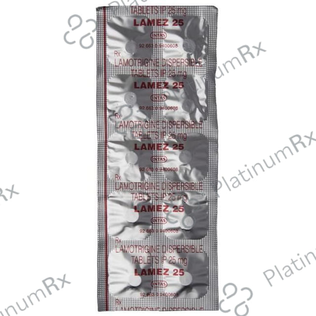 Lamez 25mg Tablet DT 10s