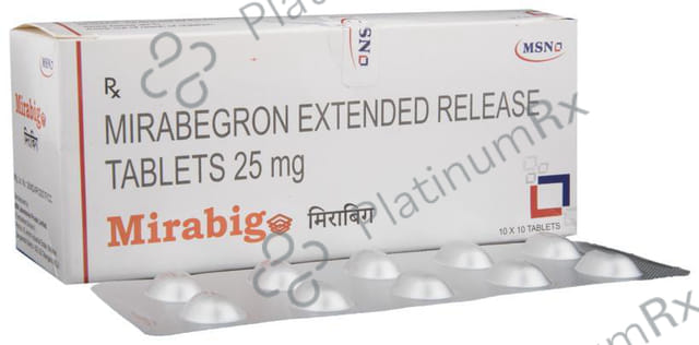Mirabig ER 25mg Tablet 10s