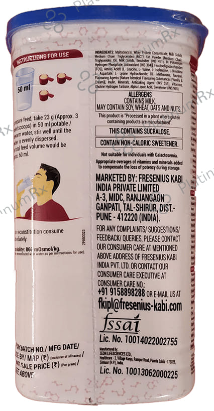 Fresubin Hepa Tasty Vanilla Flavour Powder 400gm