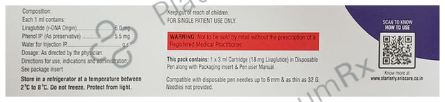 Erly 6mg Prefilled Pen 3ml