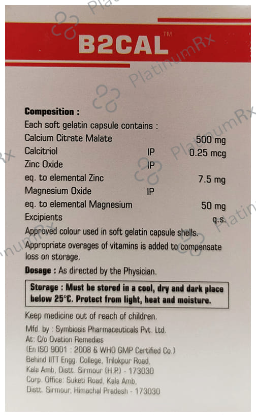B2Cal Softgel Capsule