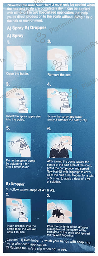 New Hair 4U 10% Solution 60ml