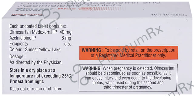 Olmesar Plus 40/8mg Tablet 10s