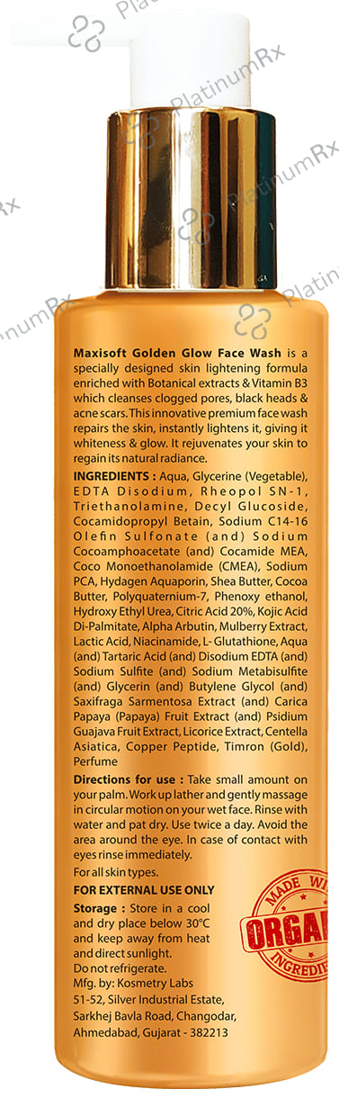 Maxisoft Golden Glow Face Wash
