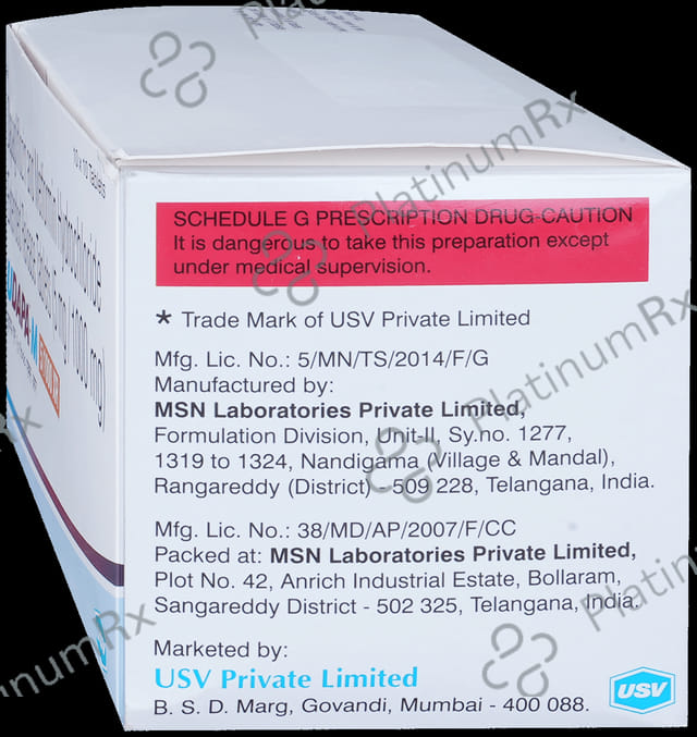 Udapa M 5mg/1000mg Tablet XR