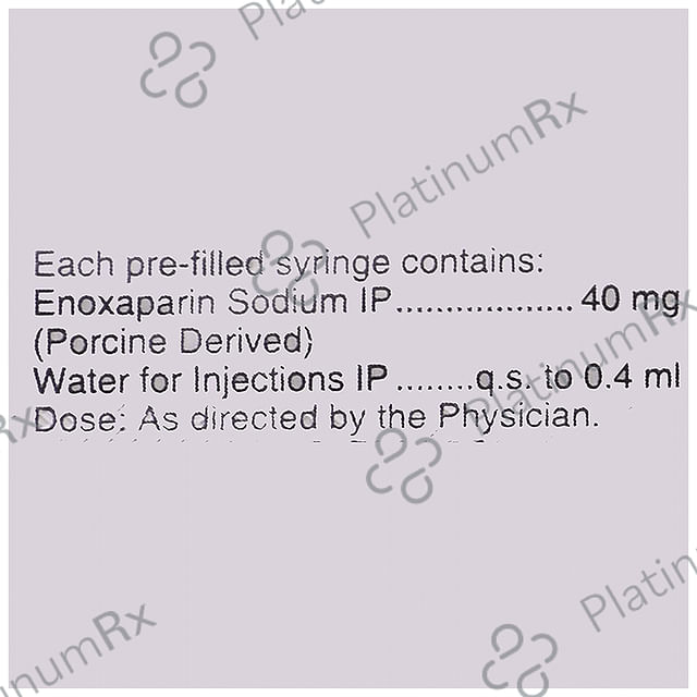 Loparin 40mg Injection 1s