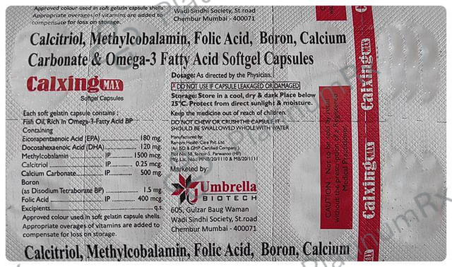 Calxing Max Softgel Capsule