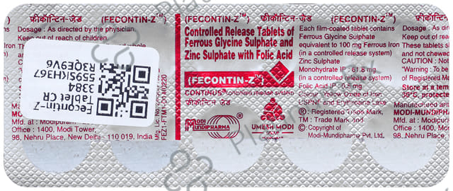 Fecontin Z Tablet CR 10s