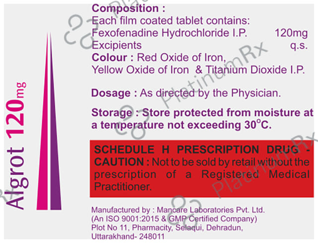 Algrot 120mg Tablet 10s