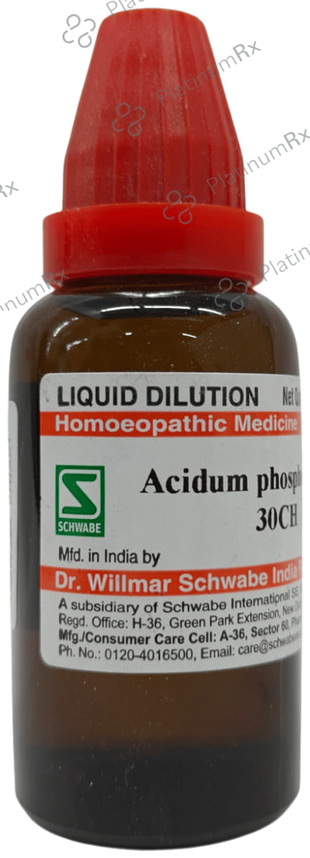 Dr Willmar Schwabe India Acidum Phosphoricum Dilution 30 CH
