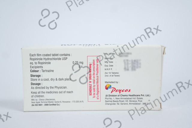 Ropikem 0.25mg Tablet 10s