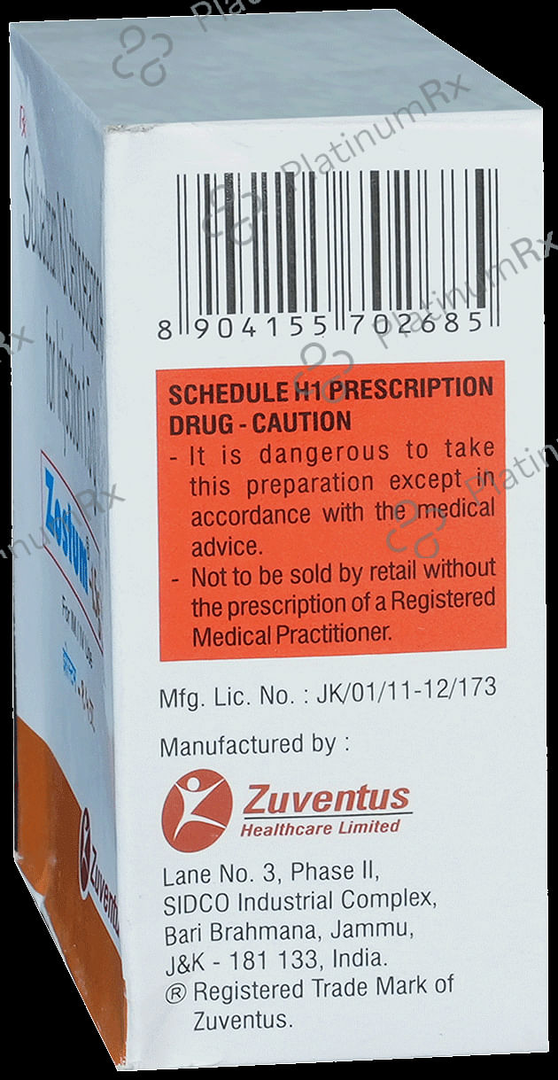 Zostum 1.5gm Injection 1s