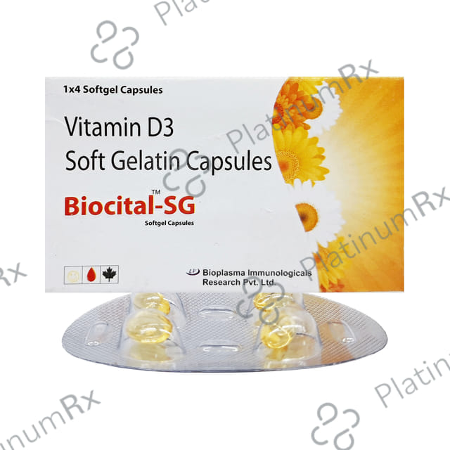 Biocital SG 60000IU Capsule 4s