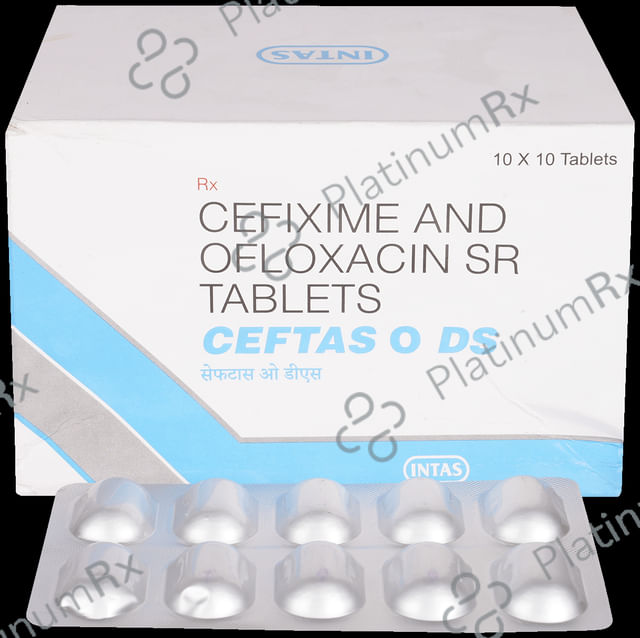 Ceftas O DS 400/400mg Tablet 10s