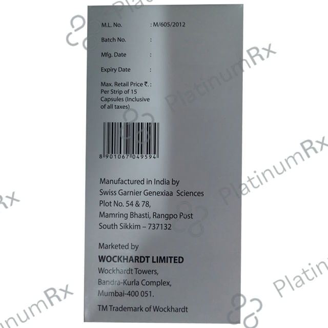 Wokride D 30/20mg Capsule SR 10s