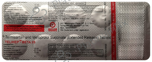 Telihep-Beta 25 Tablet ER