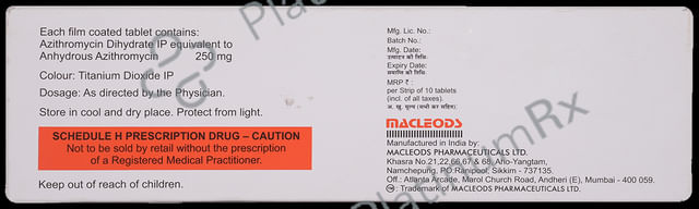 Zithrox 250mg Tablet 10s