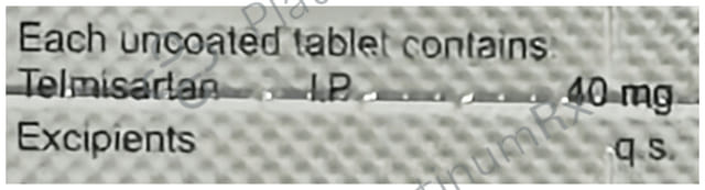 Telmopic 40mg Tablet