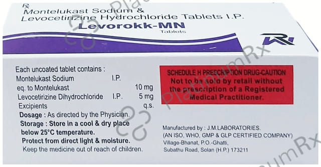 Levorokk MN 5/10mg Tablet 10s