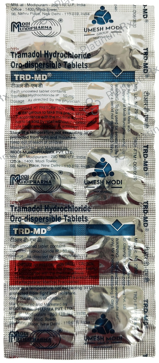 Trd 50mg Tablet MD