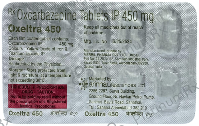 Oxeltra 450mg Tablet