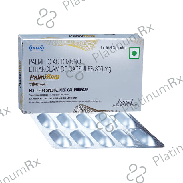 Palmiflam 300mg Capsule 10s